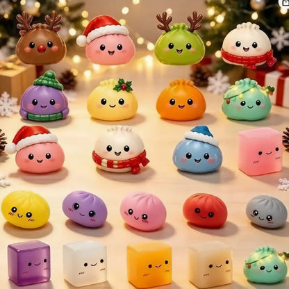 Pocket Pals Festive Dumpling Squishy Advent Calendar